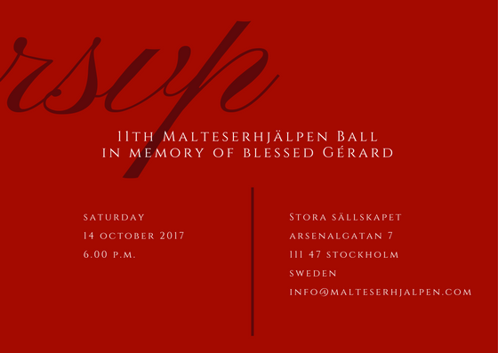 Malteserhjälpens Ball firar 11 år av gåvor